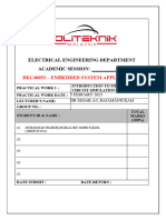 Electrical Engineering Department Academic Session:: Dec40053 - Embedded System Applications