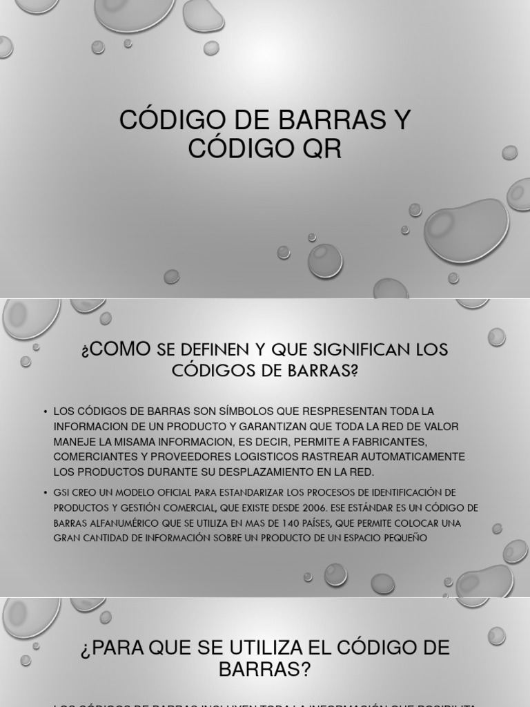 Tipos y Usos de Códigos de Barras | PDF | Código QR | Código de barras