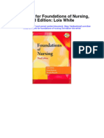 Test Bank For Foundations of Nursing 3rd Edition Lois White