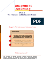 Week 6 - The Relevance and Behaviour of Costs v3 - Tagged