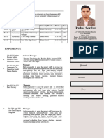CV of Rubel Sordar