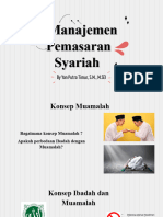 Manajemen Pemasaran Syariah TM 1