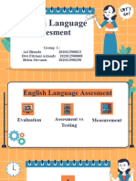 Group 1 - English Language Assesment - ELA