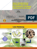 Optimasi Konsentrasi MS Terhadap Produksi Xilanase