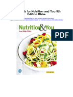 Test Bank For Nutrition and You 5th Edition Blake