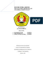 Resume Kelompok 4 Etika Bisnis PDF