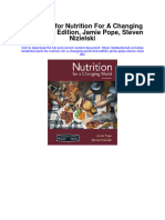 Test Bank For Nutrition For A Changing World 2nd Edition Jamie Pope Steven Nizielski