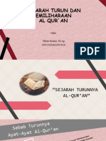 Sejarah Turun Dan Kodifikasi Al Qur