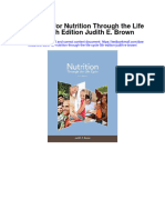 Test Bank For Nutrition Through The Life Cycle 5th Edition Judith e Brown