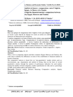 Financement Des Entreprises en Bourse - Comparaison Entre L'algérie L'egypte Le Maroc Et La Tunisie