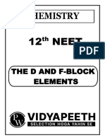 D & F - Block Elements - DPPs