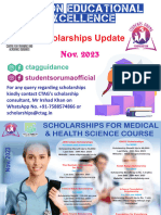Scholarships Update Nov. 2023