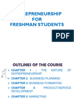 Chapter 1 (The Nature of Etrepreneurship)