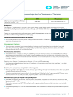 MedSask - CPhA - Subcutaneous Injection For Treatment of Diabetes