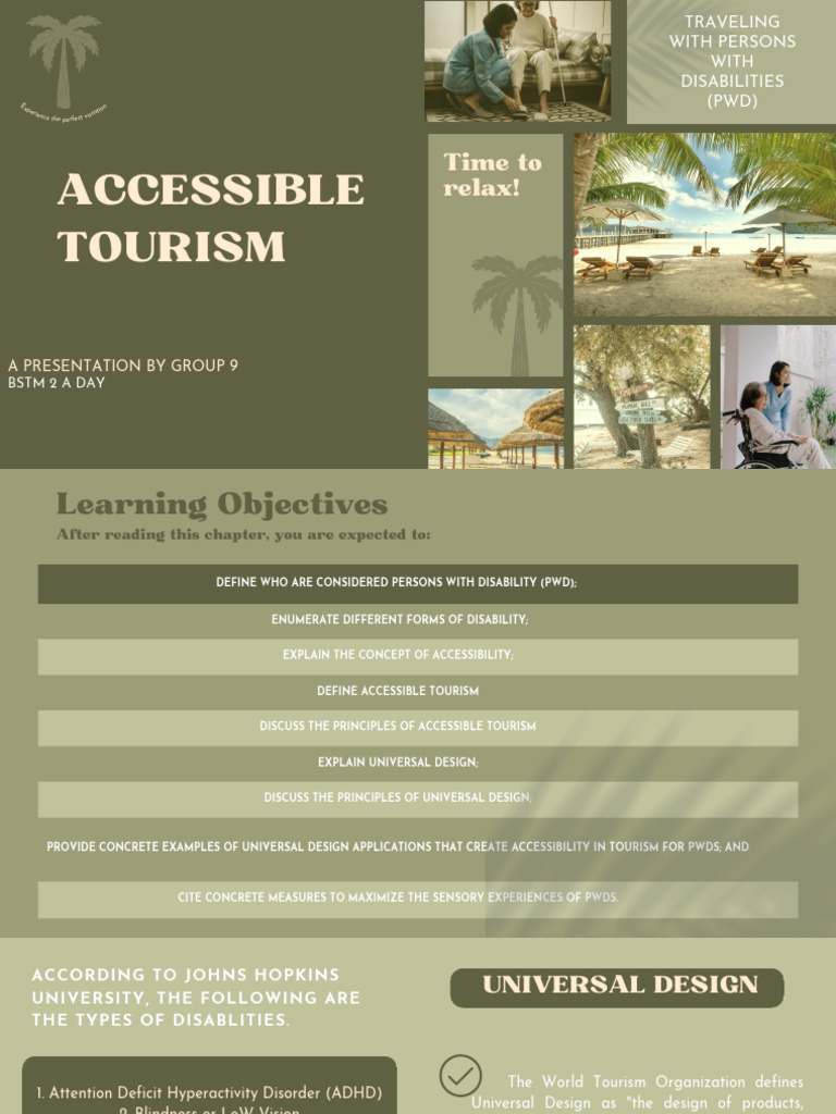 Group 9 Accessible Tourism | PDF | Accessibility | Disability