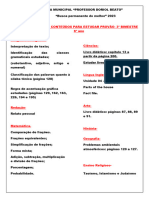 Cronograma de Estudos 3º Bimestre - Provão 6º e 7ºano - Removed