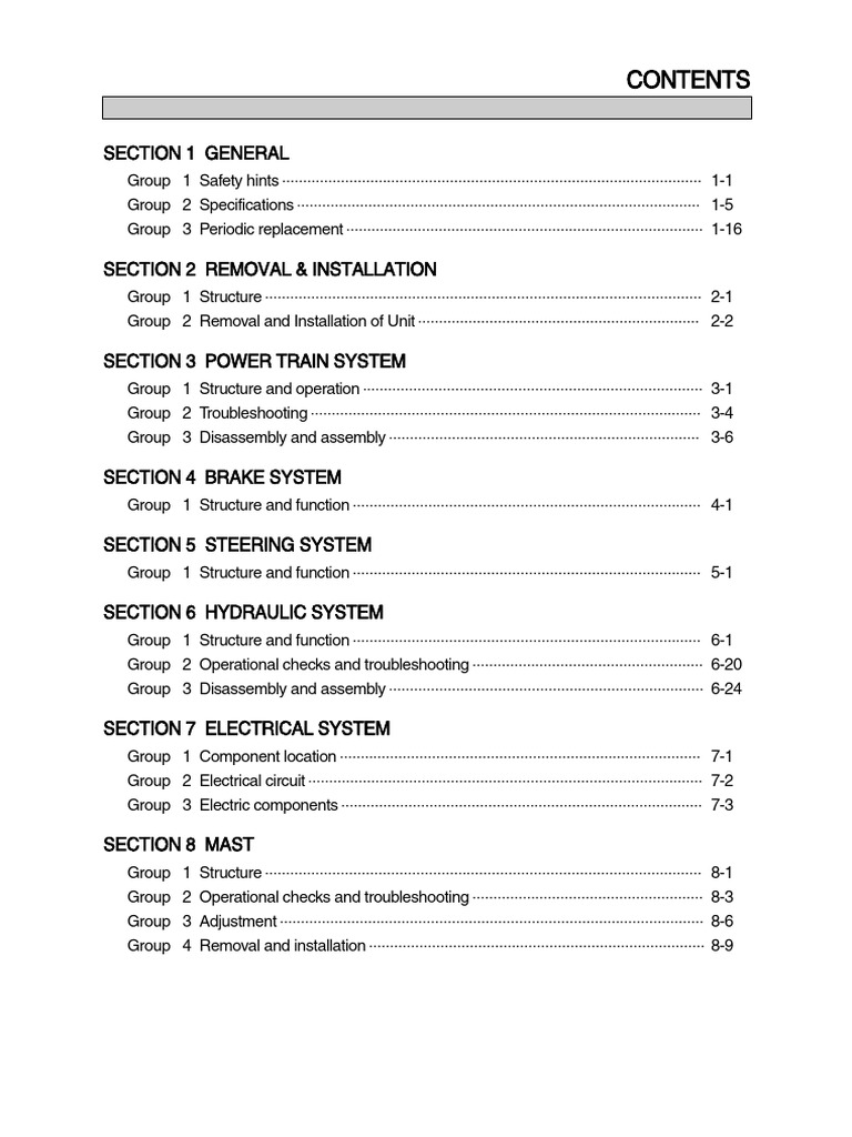 Hyundai forklift 20brj 7 25brj 7 service manual pdf battery charger
