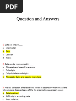 Dbms-Question-And-Answers (Previous Year)