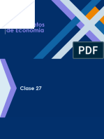 Clase 27 - FUNDAMENTOS DE ECONOMIA 1-2021