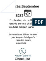 Kit Rentree Kaizen Lane Septembre 2022