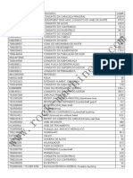 HP100 Rock-Machinery Parts List