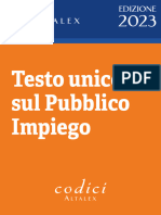 Testo Unico Pubblico Impiego Ottobre 2023 DEF PDF