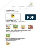 SOAL B. Indonesia Kelas 1 (2022-2023)