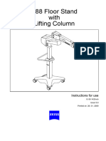 S88 Floor Stand With Lifting Column: Instructions For Use