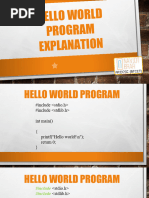 Hello Program