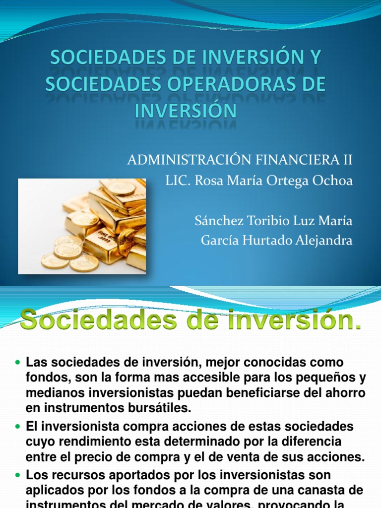 Sociedades de Inversion Empresa de inversiones Economias Prueba gratuita de 30 días Scribd