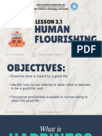 Lesson 3.1 Human Flourishing