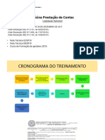 Prestação de Contas Treinamento