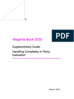 Magenta Book Supplementary Guide. Handling Complexity in Policy Evaluation