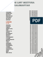 Price List All Item Terbaru