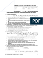 Soal Al Qur'an Hadits Mipa-Ips Xii - GSL 22-23