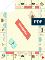 Pastel Monopoly Template
