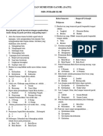 Soal Ujian Usg Penjas Kls 4 1