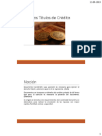 Títulos de Crédito, La Factura y El Contrato de Factoring