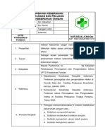 Sop Indikasi Kebersihan Tangan Dan Peluang Kebersihan Tangan Ppi PKM Pandan Print