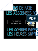Fiche de Paye Et Autres Documents (H.S, Etc... )