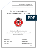 Basics of Case Law - Project Sem - 1