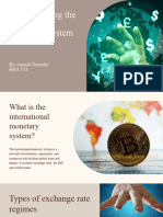 International Monetary System - Anandi Danodia