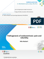 PEMATERI 5 Patogenesis of Endometriosis - Pain and Infertility.