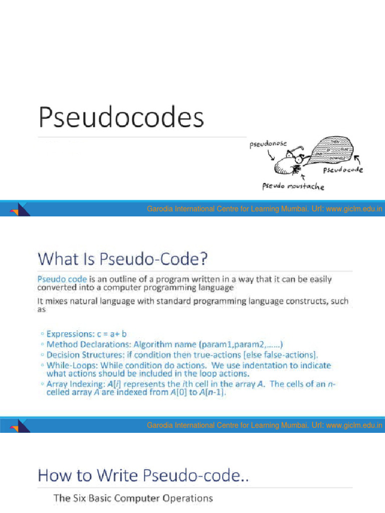 Pseducode | PDF