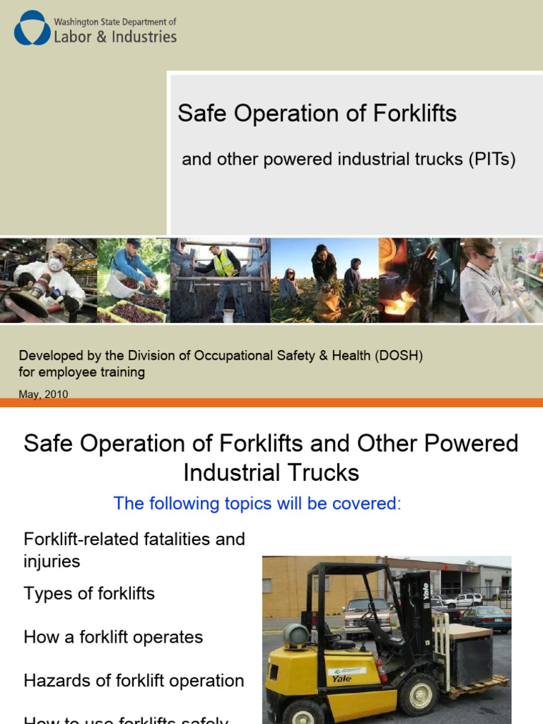 Forklift Safety and Operation Guidelines | PDF | Forklift | Truck