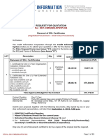 RFQ - 2021-CIMS (028) - NPSVP-034 - Renewal of SSL Certificates