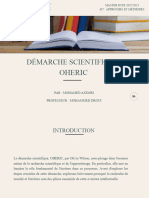 Démarche Scientifique OHERIC