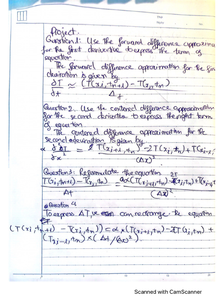 Project Numerical Methods PDF
