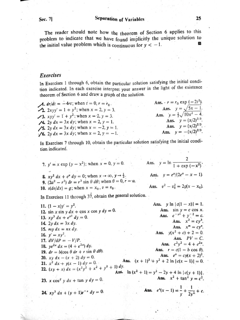 De Practice Problems | PDF