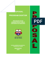 Borang, Program S-3 Adm Publik 25 Des 18